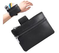 110 g custodia da polso leggera con cerniera per tenere le mani libere | Portafoglio da polso multi tasca da 110 g per donne e uomini, corsa, camminata, sci, basket, tennis, escursionismo, viaggi