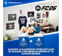 110€ Gift Card PlayStation Store per EA SPORTS FC 26 Ultimate Edition | Account Italiano [Codice via Email]