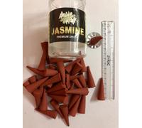 110 grammi 1,6" PREMIUM JASMINE DHOOP INCENSO CONI meditazione puja spedizion...