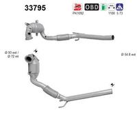 103 KW 140 CV CATALIZZATORE PER Audi A3 Sportback 8VA, 8VF 1.4 TFSI