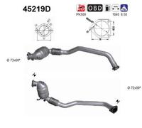 110 KW 150 CV CATALIZZATORE PER BMW 3 Cabriolet E46 320 Cd