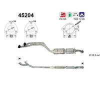 110 KW 150 CV CATALIZZATORE PER BMW 3 E36 320i