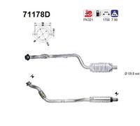110 KW 150 CV CATALIZZATORE PER Mercedes Classe C T-Model S202 C 250 T Turbo D