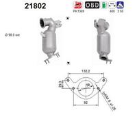 110 KW 150 CV CATALIZZATORE PER Vauxhall Astra MK VII (K) SW B16 1.4 Turbo