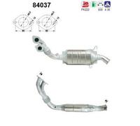 96 KW 131 CV CATALIZZATORE PER Saab 900 II Cabriolet 2.0i