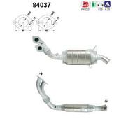 110 KW 150 CV CATALIZZATORE PER Saab 9-3 Cabriolet YS3D 2.3i