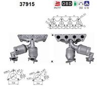 110 KW 150 CV CATALIZZATORE PER Skoda Octavia II Combi 1Z5 2.0 FSI 4x4