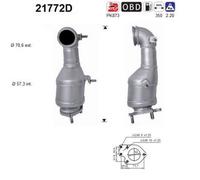110 KW 150 CV CATALIZZATORE PER Vauxhall Antara L07 2.0 CDTi