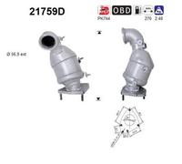 110 KW 150 CV CATALIZZATORE PER Vauxhall Vectra MK II (C) Z02 1.9 CDTi 16V