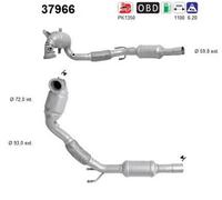 110 KW 150 CV CATALIZZATORE PER VW Golf VII Variant BA5, BV5 1.5 TSI