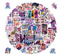 110 Pezzi Adesivi Kpop, Kpop Sticker, Demon Sticker, Hunter Stickers, K-pop Goodies Adesivi Stickers, Adesivis carini impermeabili, per adulti, per Portatile, Valigia, Skateboard, Bicicletta