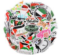 110 Pezzi Adesivi Palestina Adesivi Gratuiti Palestina Adesivi Paraurti Palestina Adesivi per Laptop Bottiglia D'acqua Chitarra Scrapbooking Skateboard Bici