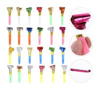 110 pezzi colorati fischietti soffiatori di plastica produttori di rumori