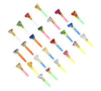 110 pezzi colorati fischietti soffiatori di plastica produttori di rumori