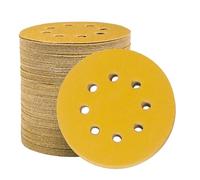 110 pezzi Dischi Abrasivi 125mm, Dischi per Levigatrice Orbitale Inclusi 60/80/100/120/150/180/240/320/400/600/800 grane(100 Pieces-150 Grit)