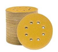 110 pezzi Dischi Abrasivi 125mm, Dischi per Levigatrice Orbitale Inclusi 60/80/100/120/150/180/240/320/400/600/800 grane(100 Pieces-60 Grit)