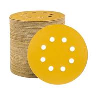 110 pezzi Dischi Abrasivi 125mm, Dischi per Levigatrice Orbitale Inclusi 60/80/100/120/150/180/240/320/400/600/800 grane(100 Pieces-240 Grit)