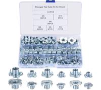 110 Pezzi Kit Dadi a T, Dadi Guida M4 M5 M6 M8 M10, Dado a Quattro Punte Guida,