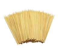 110 Pezzi Spiedini di Legno, Bastone di Bambù per Barbecue,Spiedini,4 mm*35 cm Bastoncini Spiedini Lunghi di Bambu, Robusto Marshmallow Sticks,BBQ Cocktail e Verdura