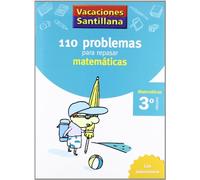 110 Problemas para repasar, matemáticas, 3 Educación Primaria. Cuaderno de vacaciones