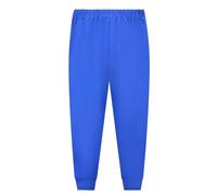 110 To170 Boys and Girls Long Pants Pajamas 1 to 14 Years Old Solid Color Pajama Accappatoio Poliestere Bambini, Blu, 11-12 Jahre