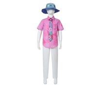 (110-Tutti) Zootropolis 2 Nick Wilde Costume Cosplay Set Completo con Camicia Cappello Cravatta per