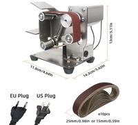110 V/220 V Casa Fai Da Te Lucidatrice Macchina Mini Rettificatrice A Nastro Strumento Affilatrice Levigatura Rettifica Levigatrice Levigatrice Elettrica