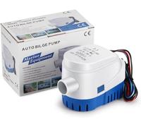 1100 GPH Pompa di Sentina Automatica Barca, SUNSBELL 12V DC Sommergibile Pompa Elettrica dell'Acqua con Galleggiante, Pompa Sentina Automatica per Imbarcazioni Piccolo
