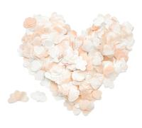 11000PCS Coriandoli Biodegradabili a Forma di Cuore 2.5cm, 5 Colori (Rosa Pesca, Rosa, Fucsia, Bianco, Rosso) Decorazioni per Matrimoni, Feste, Promesse, San Valentino