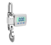 1100lb / 500Kg Mini bilancia portatile industriale digitale for gru appesa con gancio Pesatura elettronica for fattoria Caccia Pesca all'aperto(White)