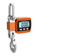 1100lb / 500Kg Mini bilancia portatile industriale digitale for gru appesa con gancio Pesatura elettronica for fattoria Caccia Pesca all'aperto, Pesatura precisa(Noir)