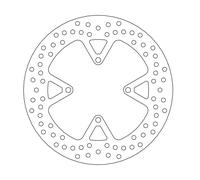 Moto-master Halo Suzuki 110522 Rear Brake Disc Argento