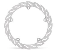 Moto-master Flame Honda 110531 Right Front Brake Disc Argento