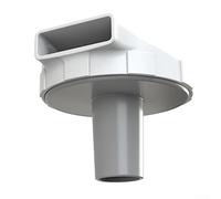 11070 Ugello di ingresso per piscina compatibile con piscine Intex con flangia girevole a 360 gradi per la regolazione del flusso d'acqua e il miglioramento della circolazione, connettore (grigio+