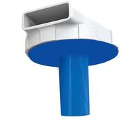 11070 Ugello di ingresso per piscine Intex che fornisce un flusso d'acqua girevole a 360 gradi e un connettore per l'uso con vari sistemi di piscina (blu + bianco)
