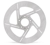 Moto-master Round Harley Davidson 110757 Left Front Brake Disc Argento