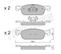 1109.0 TRUSTING PAST.FRE.Ren Clio IV/Dacia Logan II Trusting Freni