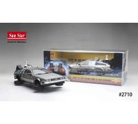110921 BACK TO THE FUTURE 2 DE LOREAN DIE-CAST 1:18 SCALE MODEL