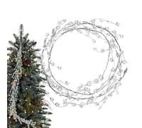 110cm Christmas Bead Garland | Christmas Chain String | 110cm Christmas Chain String Garland Window Home For Christmas Tree Decorations