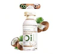 110ml Olio di cocco raffinato, senza profumo, 100% naturale per il corpo - olio vettore premium adatto per pelle, capelli e corpo - massaggio, adatto per uso quotidiano PET