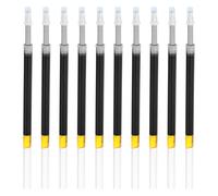 110mm Gel Penna Ricariche,100 Pezzi 0.5mm Fine Punta Nero,Trasparente Asta