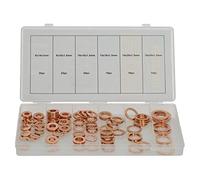 110PC rondella rame assortimento M6-16 raccordo idraulico coppa guarnizione