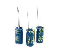 110pcs/lot 1500uf16V High-frequency Low-impedance Aluminum Electrolytic Capacitor Size 10 * 20MM 16V 1500uf 20% EKFBQBGW
