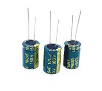 110pcs/lot 160v 100UF Low ESR/Impedance High Frequency Aluminum Electrolytic Capacitor Size 13 * 20 100UF 20% 160V100uF MQXFCZUX