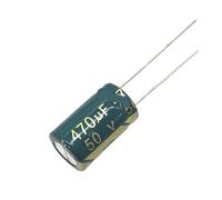 110pcs/lot high frequency low impedance 50v 470UF aluminum electrolytic capacitor size 10 * 17 470UF 50v 20% CZAOINCU