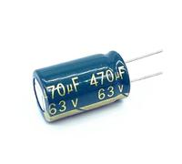 110pcs/lot high frequency low impedance 63v 470UF aluminum electrolytic capacitor 13 * 20 470UF 63v 20%
