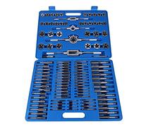 110pz Set Maschi e Filiera M2-M18, Set di Maschi Filettatori e Filiere Metriche, Set di Utensili per Filettare Maschi Metrica con Valigetta Portatile, per Maschiature Fai Da Te, Tagli, Filettature
