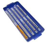 110pz Set Presa Rail/Rack Vassoio Clip Cassetta Attrezzi Stoccaggio 1/4/3/8" ...