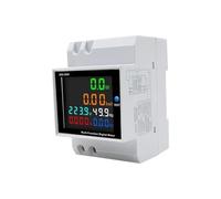 110V 220V 100A 6IN1 Din Rail AC monitor Tensione Corrente Fattore di potenza KWH attivo Energia elettrica Frequenzimetro