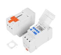 110V 220V AC 5V 12V 24V Settimanale 7 Giorni Programmabile Digitale Timer Interruttore Relè di Controllo del Tempo 16A Montaggio Su Guida Din Elettronico TM919(220VAC)
